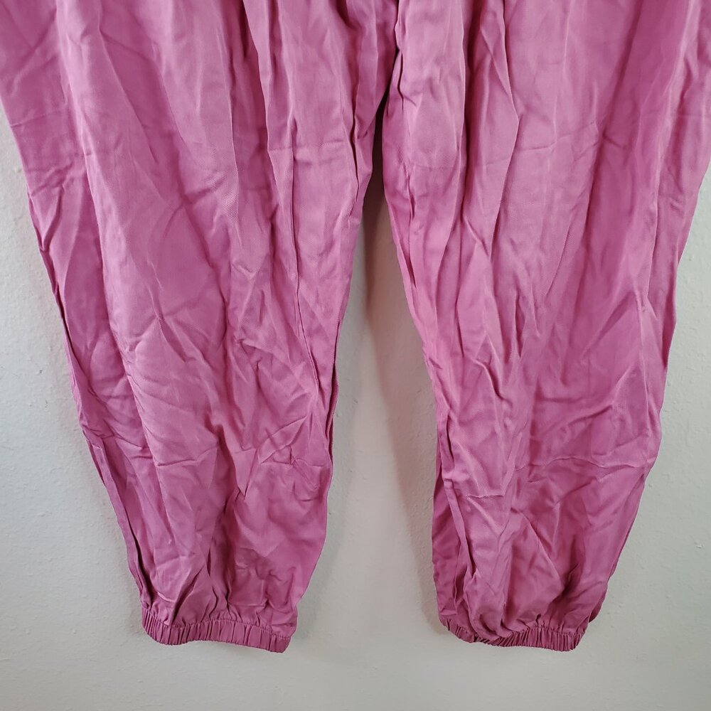 Buenos Ninos Womens Pink Drawstring Jogger Pant XXL - Picture 10 of 13